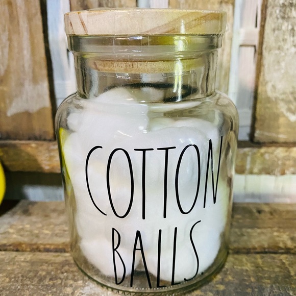 Rae Dunn Other - Rae Dunn COTTON BALLS jar